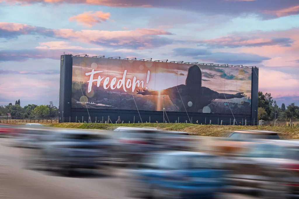 City Gates Freedom Billboard