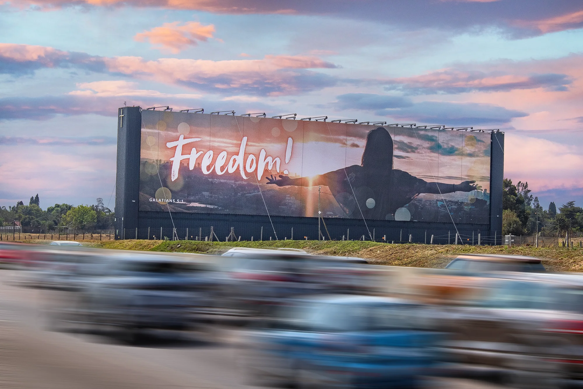 City Gates Freedom Billboard